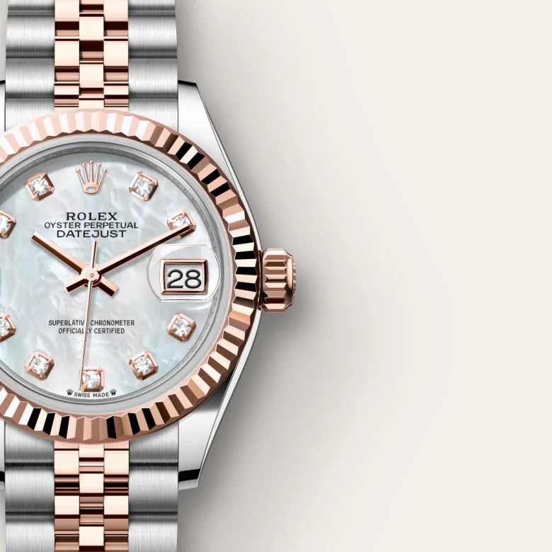 Rolex Lady-Datejust in Everose Rolesor - combination of Oystersteel and Everose gold, M279171-0013 - Siam Swiss