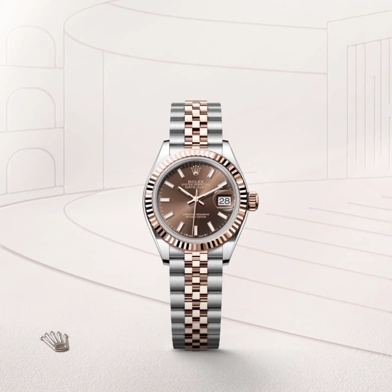 Rolex Lady-Datejust in Everose Rolesor - combination of Oystersteel and Everose gold, M279171-0017 - Siam Swiss