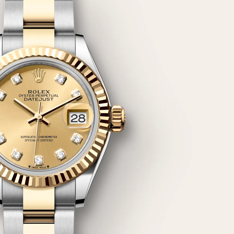 Rolex Lady-Datejust in Yellow Rolesor - combination of Oystersteel and yellow gold, M279173-0012 - Siam Swiss