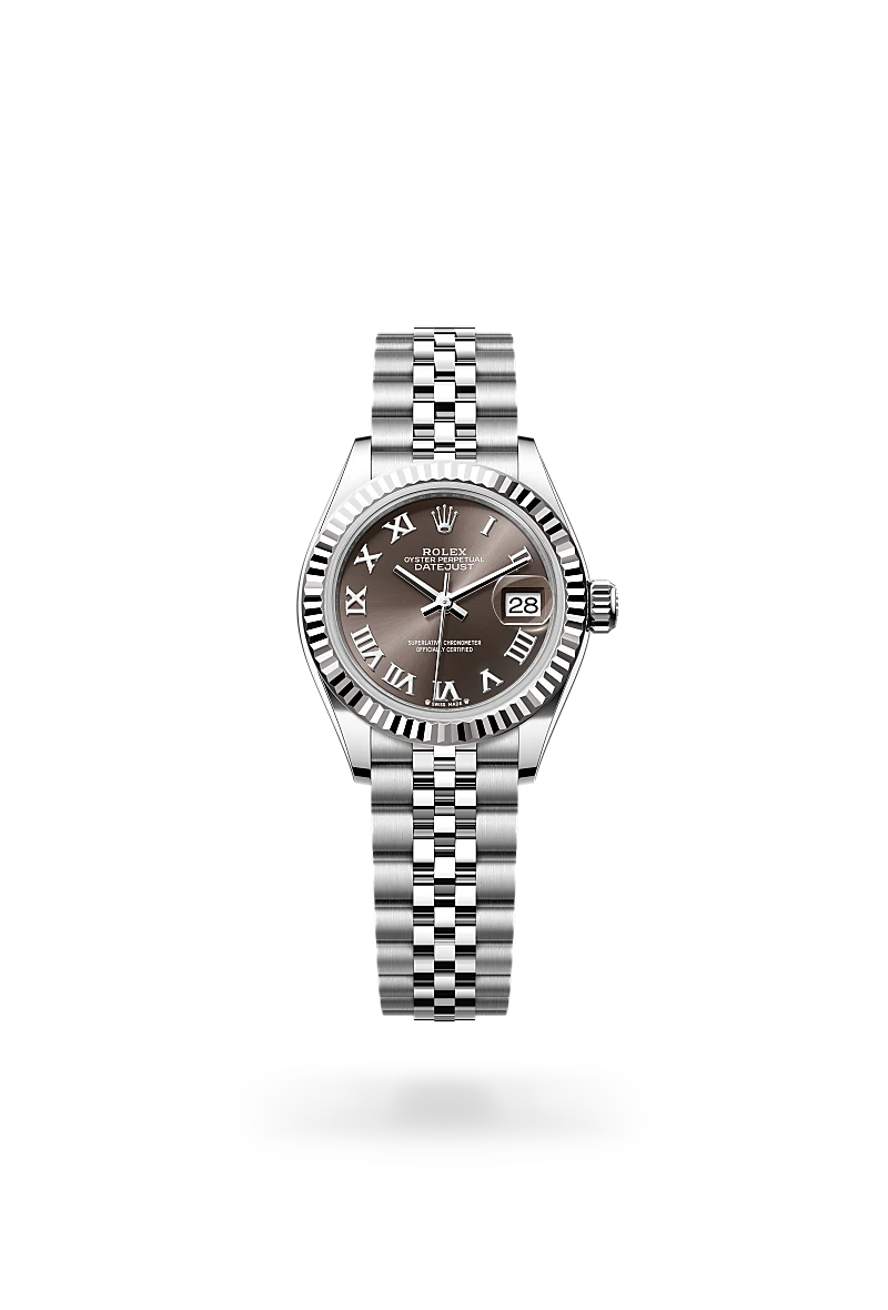 Rolex Lady-Datejust in White Rolesor - combination of Oystersteel and white gold, M279174-0013 - Siam Swiss