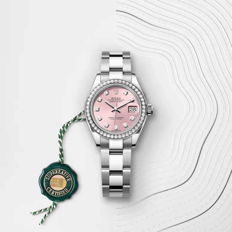 Rolex Lady-Datejust in White Rolesor - combination of Oystersteel and white gold, M279384RBR-0004 - Siam Swiss