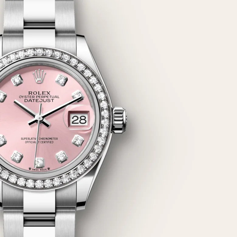 Rolex Lady-Datejust in White Rolesor - combination of Oystersteel and white gold, M279384RBR-0004 - Siam Swiss