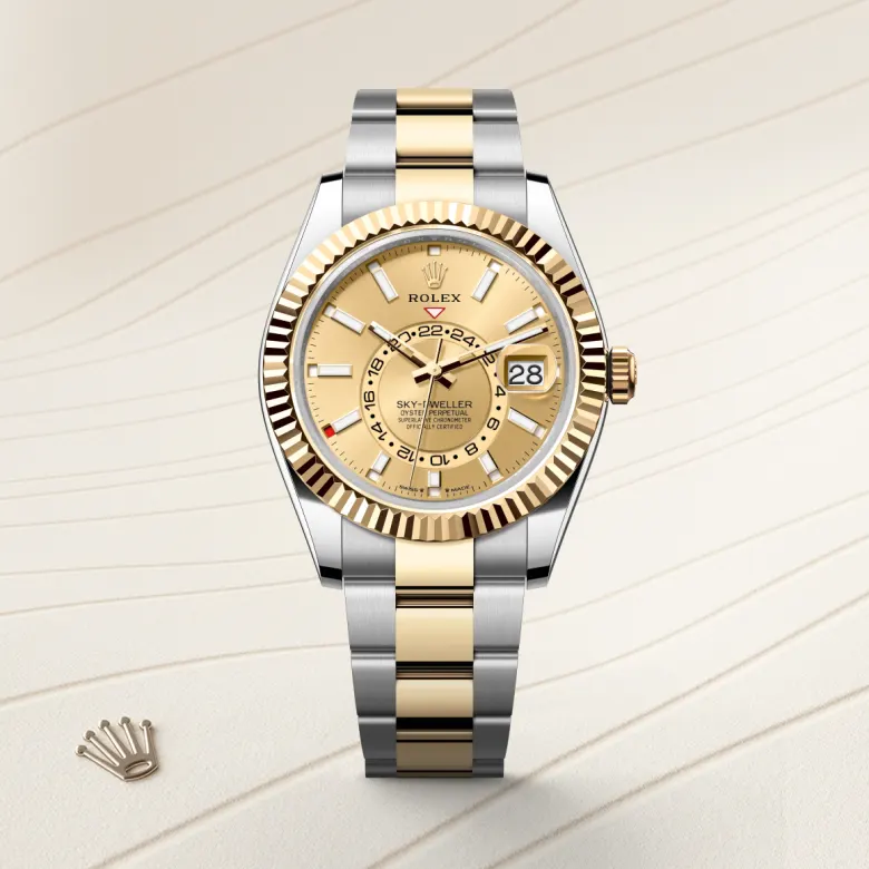 Rolex Sky-Dweller in Yellow Rolesor - การผสมผสานระหว่าง Oystersteel และทองคำ, M336933-0001 - Siam Swiss