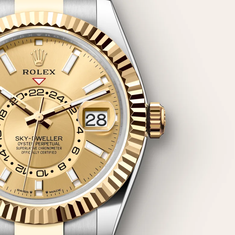 Rolex Sky-Dweller in Yellow Rolesor - การผสมผสานระหว่าง Oystersteel และทองคำ, M336933-0001 - Siam Swiss
