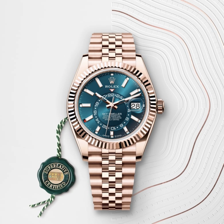 Rolex Sky-Dweller in Everose gold 18 กะรัต, M336935-0005 - Siam Swiss