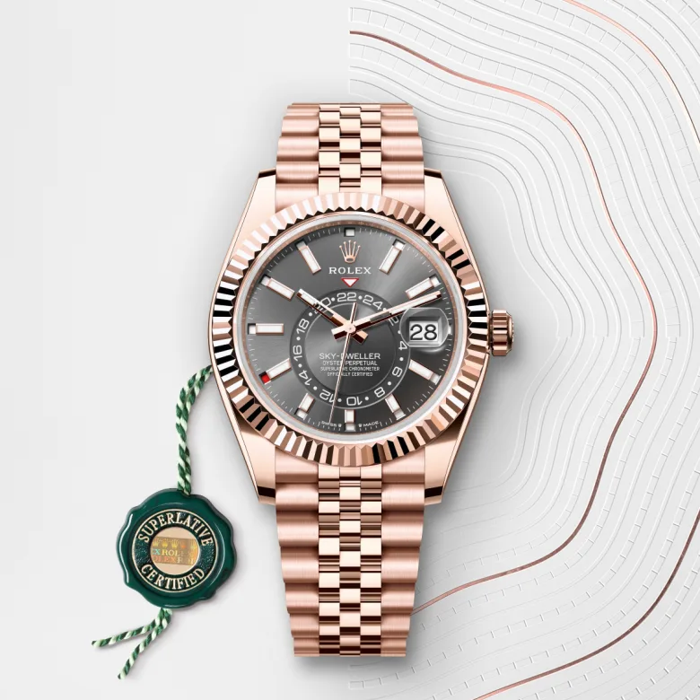 Rolex Sky-Dweller in 18 ct Everose gold, M336935-0008 - Siam Swiss