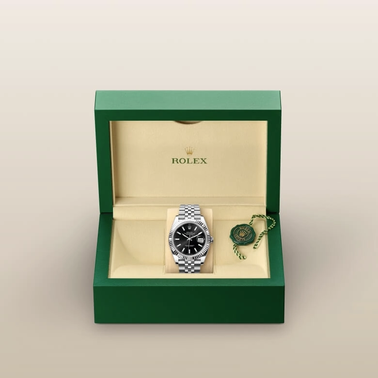 Rolex Datejust in White Rolesor - combination of Oystersteel and white gold, M126334-0018 - Siam Swiss