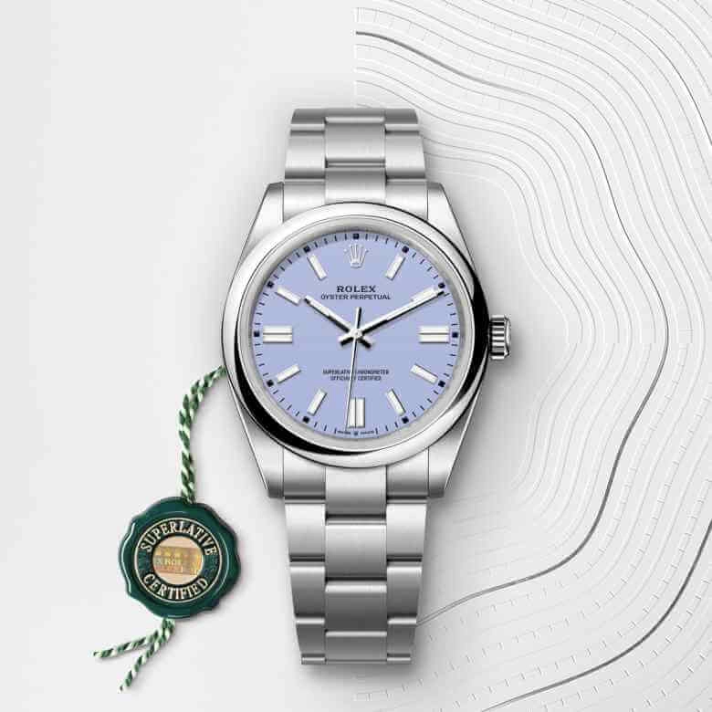 Rolex Oyster Perpetual in Oystersteel, M134300-0012 - Siam Swiss