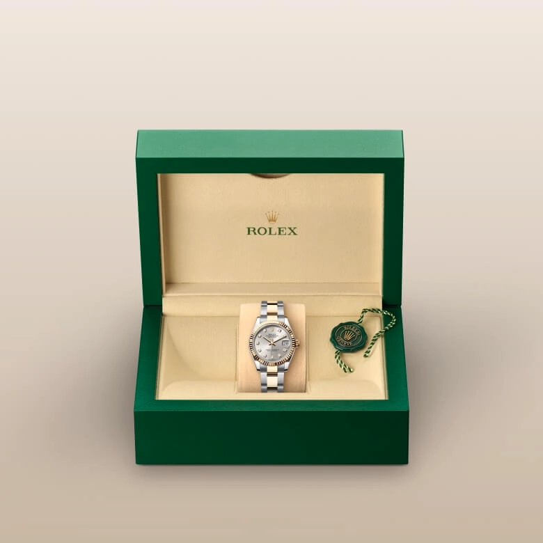 Rolex Datejust in Yellow Rolesor - การผสมผสานระหว่าง Oystersteel และทองคำ, M278273-0019 - Siam Swiss