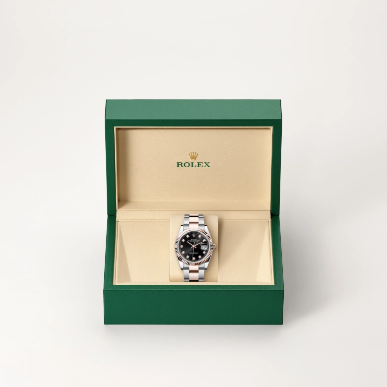 Rolex Datejust in Everose Rolesor - การผสมผสานระหว่าง Oystersteel และ Everose gold, M126231-0020 - Siam Swiss