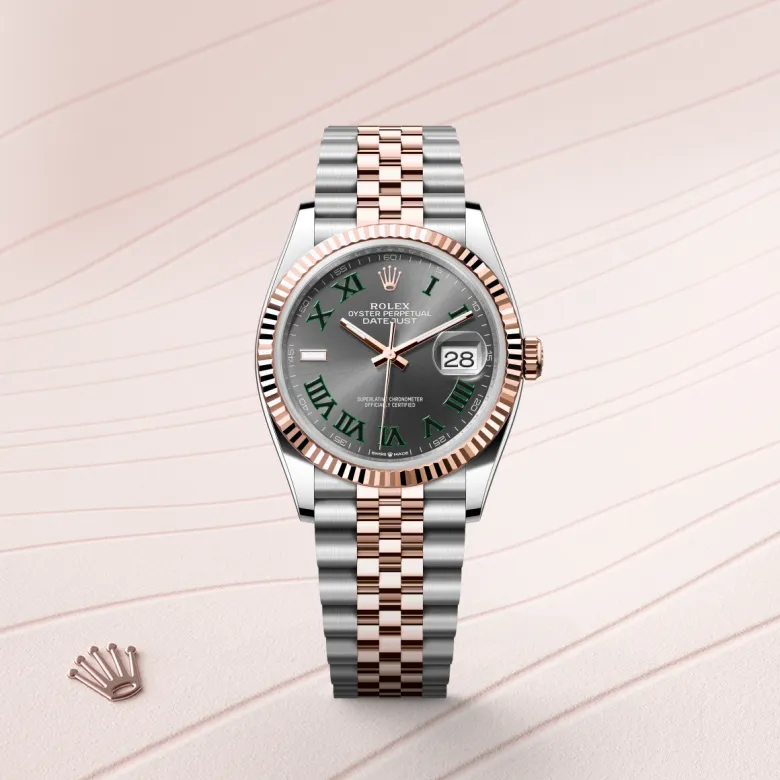 Rolex Datejust in Everose Rolesor - การผสมผสานระหว่าง Oystersteel และ Everose gold, M126231-0029 - Siam Swiss
