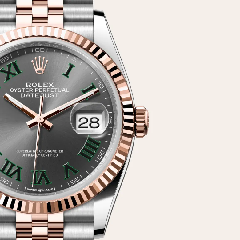 Rolex Datejust in Everose Rolesor - การผสมผสานระหว่าง Oystersteel และ Everose gold, M126231-0029 - Siam Swiss