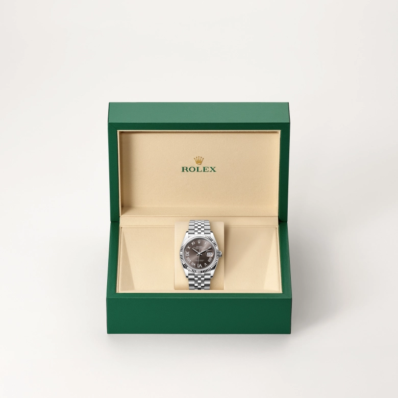 Rolex Datejust in White Rolesor - การผสมผสานระหว่าง Oystersteel และทองคำขาว, M126234-0071 - Siam Swiss