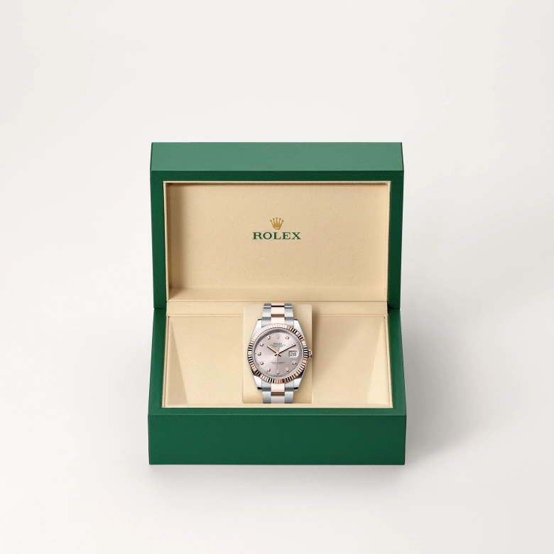 Rolex Datejust in Everose Rolesor - การผสมผสานระหว่าง Oystersteel และ Everose gold, M126331-0007 - Siam Swiss