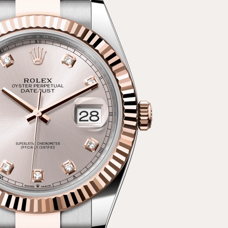 Rolex Datejust in Everose Rolesor - การผสมผสานระหว่าง Oystersteel และ Everose gold, M126331-0007 - Siam Swiss