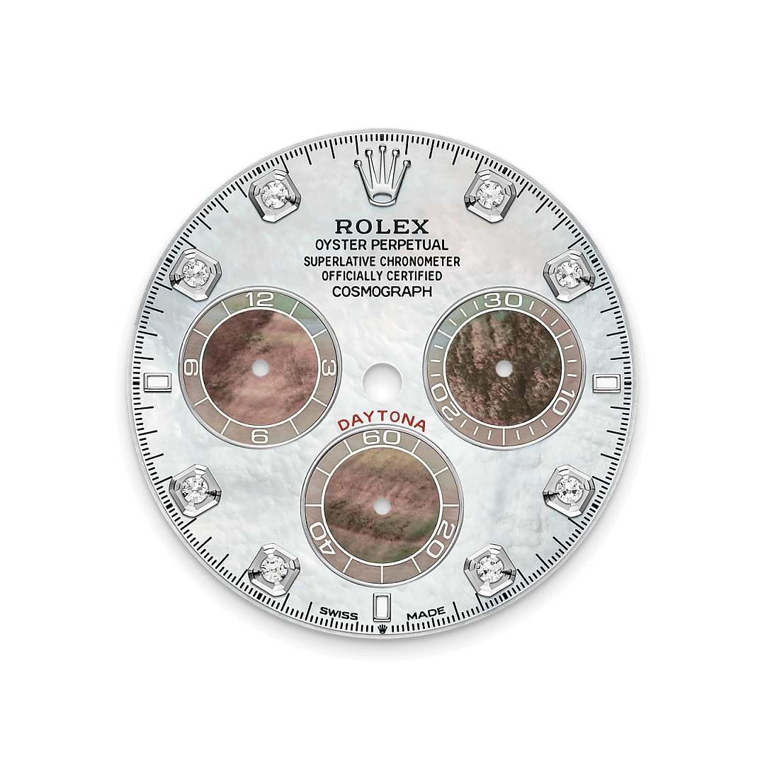 Rolex Cosmograph Daytona in ทองคำขาว 18 กะรัต, M126589RBR-0001 - Siam Swiss