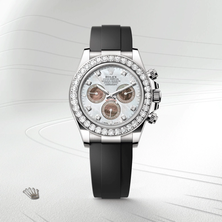 Rolex Cosmograph Daytona in ทองคำขาว 18 กะรัต, M126589RBR-0001 - Siam Swiss