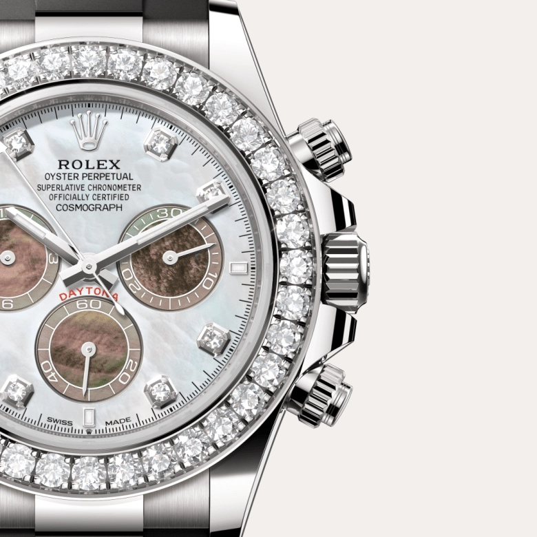 Rolex Cosmograph Daytona in ทองคำขาว 18 กะรัต, M126589RBR-0001 - Siam Swiss