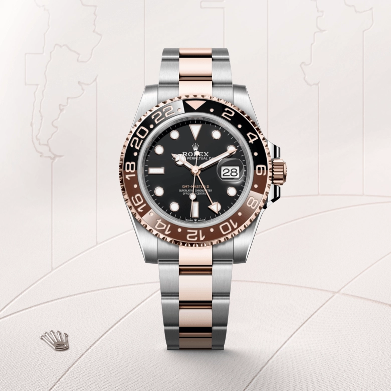 Rolex GMT-Master II in Everose Rolesor - combination of Oystersteel and Everose gold, M126711CHNR-0002 - Siam Swiss