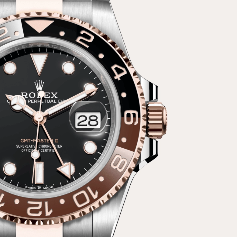 Rolex GMT-Master II in Everose Rolesor - combination of Oystersteel and Everose gold, M126711CHNR-0002 - Siam Swiss