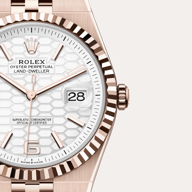 Rolex Land Dweller in Everose gold 18 กะรัต, M127335-0001 - Siam Swiss