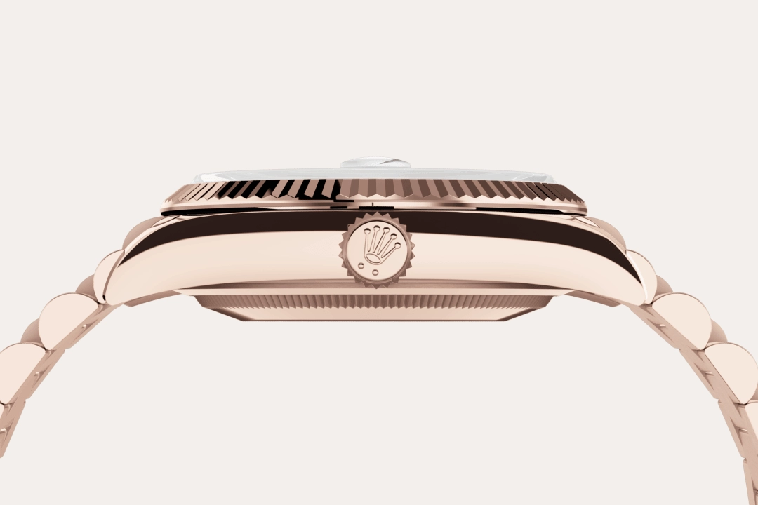 Rolex Day-Date in 18 ct Everose gold, M128235-0009 - Siam Swiss