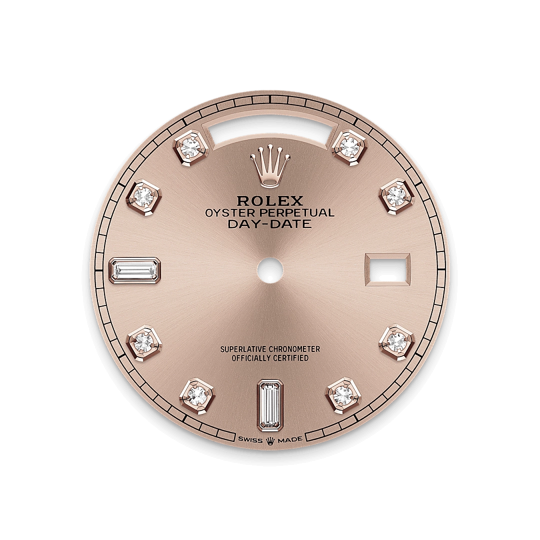 Rolex Day-Date in 18 ct Everose gold, M128235-0009 - Siam Swiss