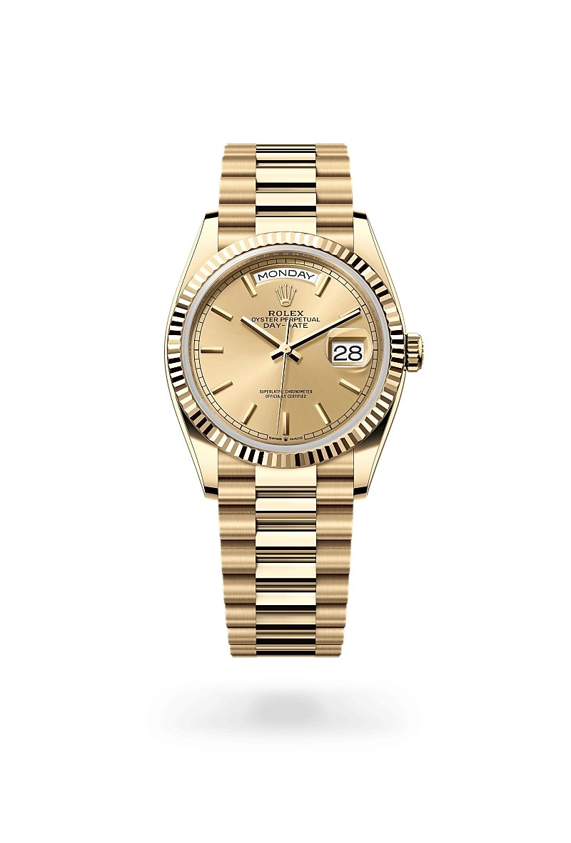 Rolex Day-Date in 18 ct yellow gold, M128238-0045 - Siam Swiss