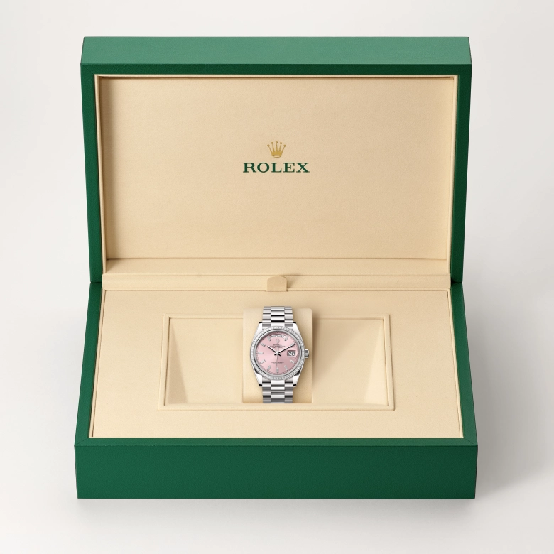Rolex Day-Date in ทองคำขาว 18 กะรัต, M128399TBR-0029 - Siam Swiss