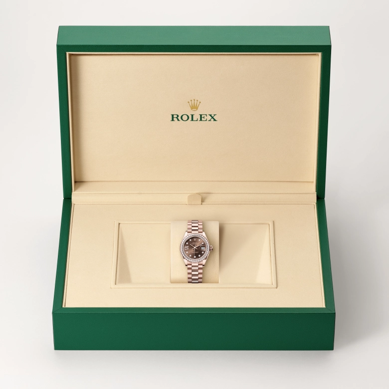 Rolex Lady-Datejust in Everose gold 18 กะรัต, M279135RBR-0001 - Siam Swiss