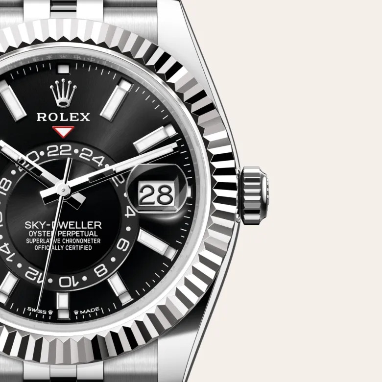 Rolex Sky-Dweller in White Rolesor - combination of Oystersteel and white gold, M336934-0008 - Siam Swiss