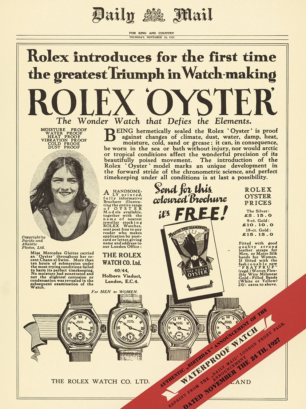 Rolex Oyster Story - Siam Swiss Rolex Boutique