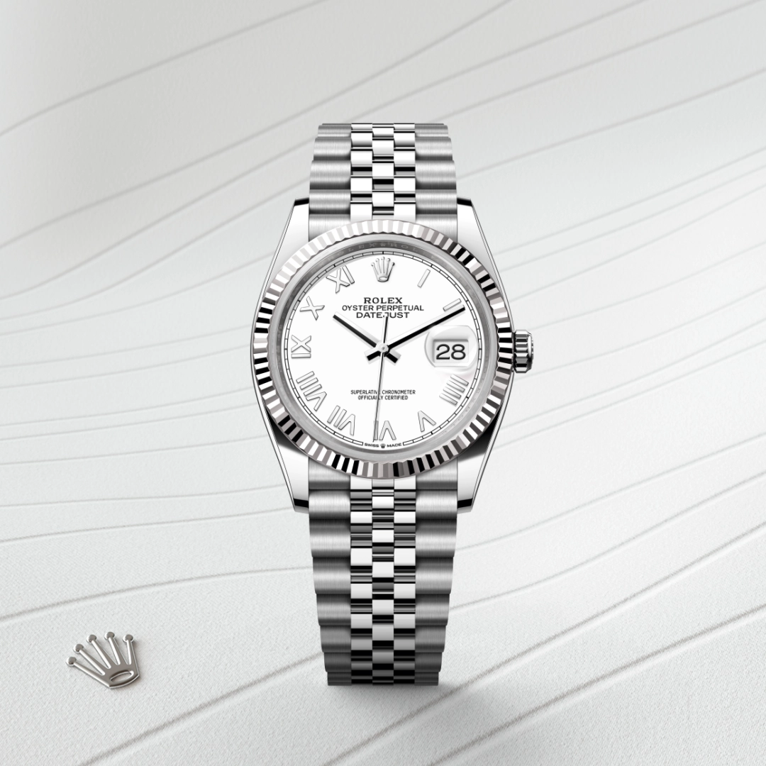 Rolex Datejust in White Rolesor - การผสมผสานระหว่าง Oystersteel และทองคำขาว - Siam Swiss Rolex Boutique