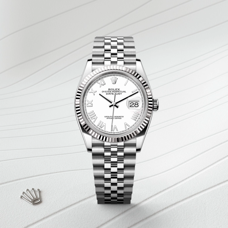 Rolex Datejust in White Rolesor - การผสมผสานระหว่าง Oystersteel และทองคำขาว - Siam Swiss Rolex Boutique