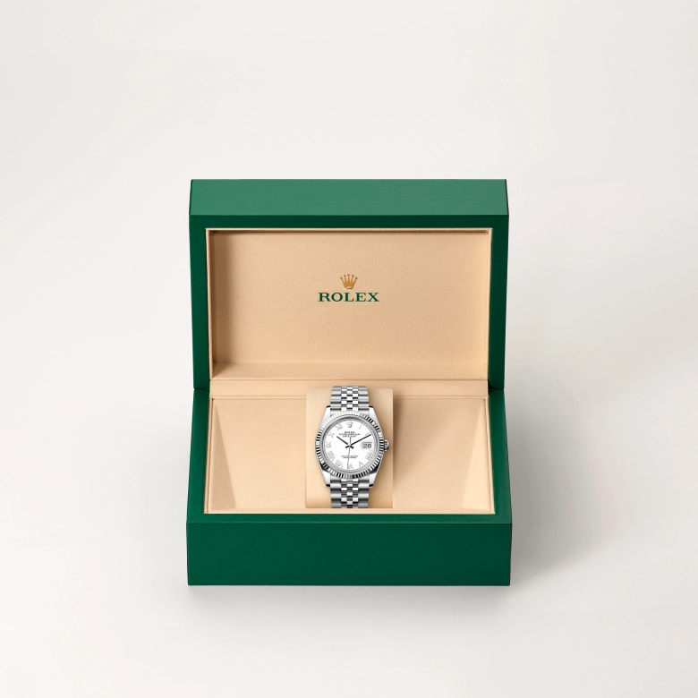 Rolex Datejust in White Rolesor - การผสมผสานระหว่าง Oystersteel และทองคำขาว - Siam Swiss Rolex Boutique