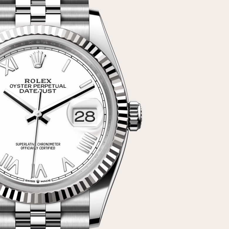 Rolex Datejust in White Rolesor - การผสมผสานระหว่าง Oystersteel และทองคำขาว - Siam Swiss Rolex Boutique