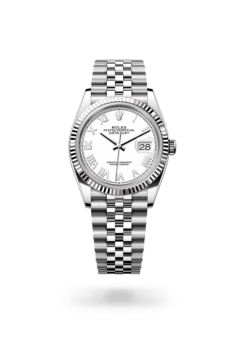 Rolex Datejust in White Rolesor - การผสมผสานระหว่าง Oystersteel และทองคำขาว - Siam Swiss Rolex Boutique
