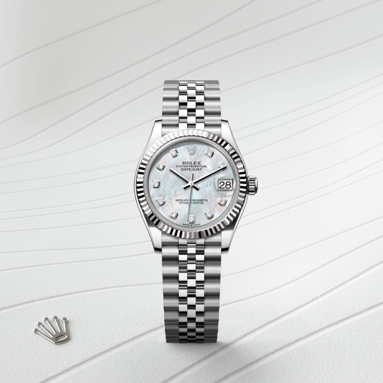 Rolex Datejust in White Rolesor - การผสมผสานระหว่าง Oystersteel และทองคำขาว - Siam Swiss Rolex Boutique