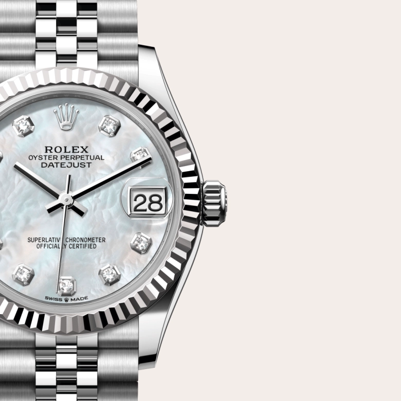 Rolex Datejust in White Rolesor - การผสมผสานระหว่าง Oystersteel และทองคำขาว - Siam Swiss Rolex Boutique